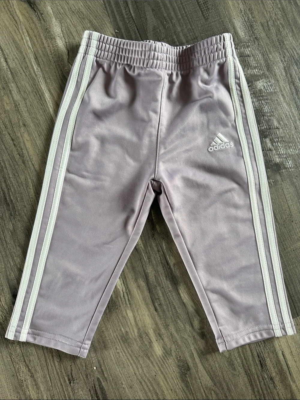 adidas Girls Light Pink and Mauve Floral Track Jacket and Mauve Pants Set